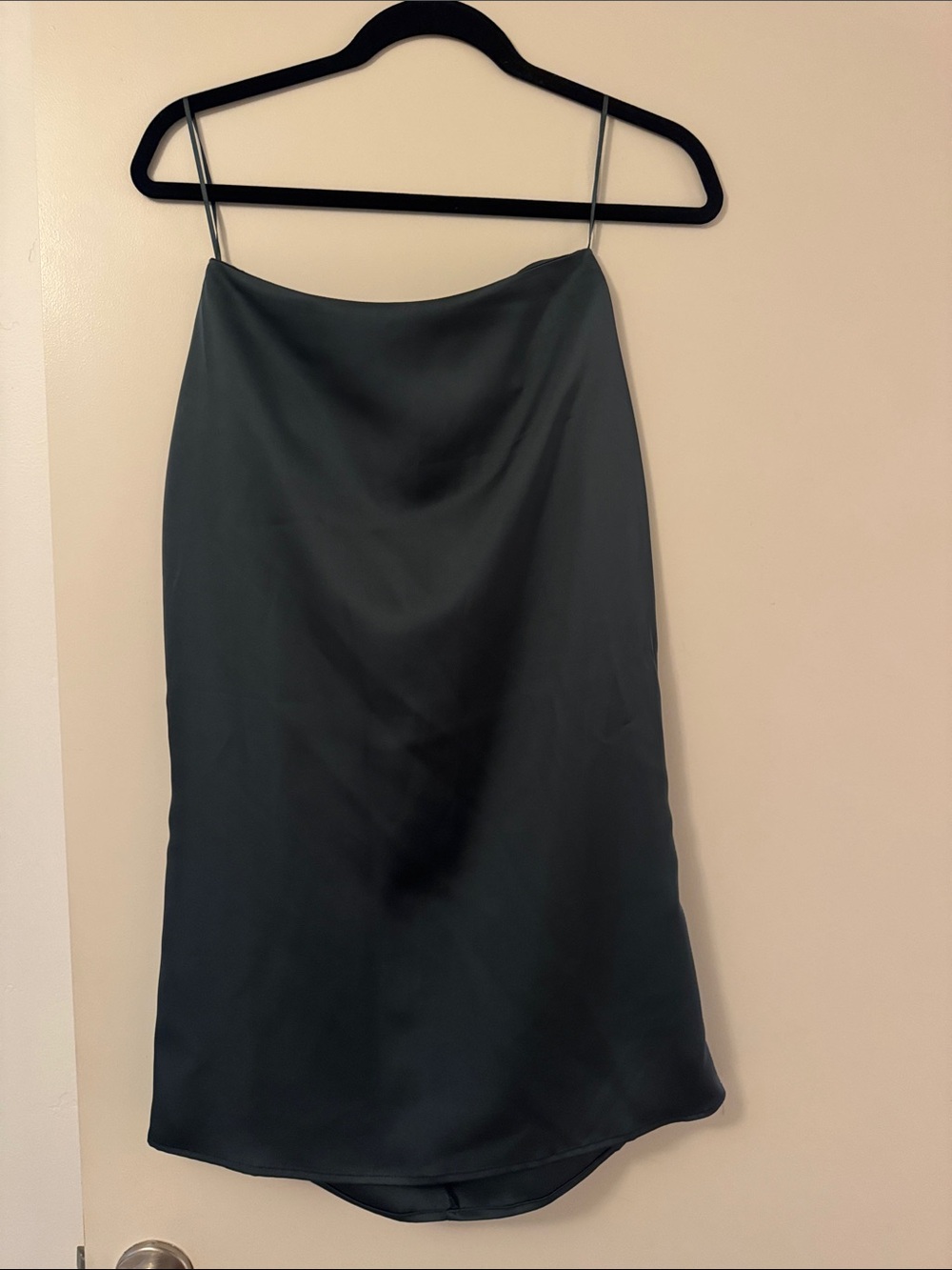 Silk Deep Green Skirt